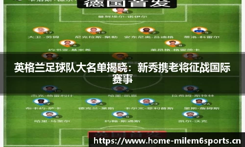 英格兰足球队大名单揭晓：新秀携老将征战国际赛事